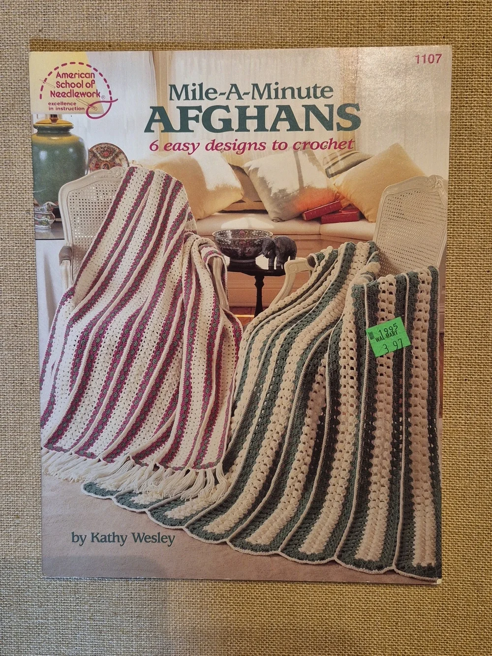 Vintage 1990's/2002 Lot Of 4 Mile-A-Minute Crochet Pattern Books - Picture 2 of 14